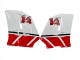 1985-1987 Yamaha RZV500 / RD500 Motorcycle Fairings - White Red Black Canada for Sale