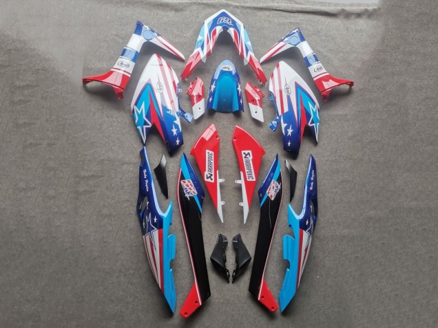 2019-2021 Yamaha TMAX560 Motorcycle Fairings - Light Blue Red Black Canada for Sale