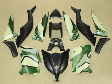 2012-2014 Yamaha TMAX530 Motorcycle Fairings - Matte Black Green Light Yellow Canada for Sale