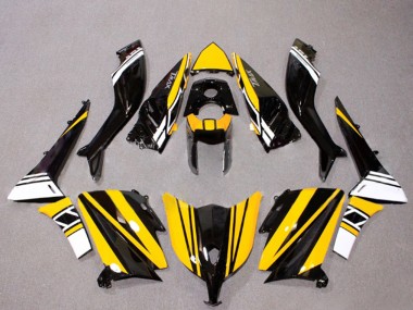 2012-2014 Yamaha TMAX530 Motorcycle Fairings - Glossy Black Yellow White Canada for Sale