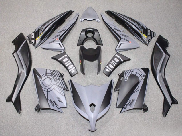 2012-2014 Yamaha TMAX530 Motorcycle Fairings - Matte Black Grey ENEOS Yamalube Canada for Sale
