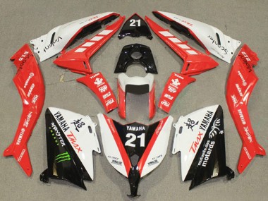 2012-2014 Yamaha TMAX530 Motorcycle Fairings - White Red Black Monster 21 Canada for Sale