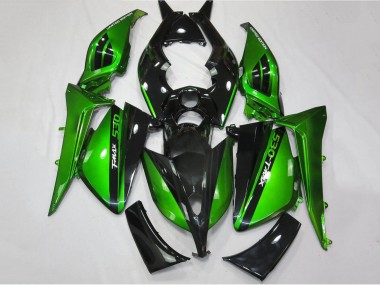 2012-2014 Yamaha TMAX530 Motorcycle Fairings - Glossy Green Black Canada for Sale