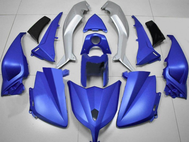 2012-2014 Yamaha TMAX530 Motorcycle Fairings - Matte Blue Silver Canada for Sale