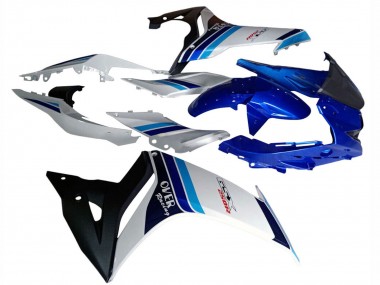 2017-2020 Suzuki GSX250R Motorcycle Fairings - White Blue Black Racing Canada for Sale