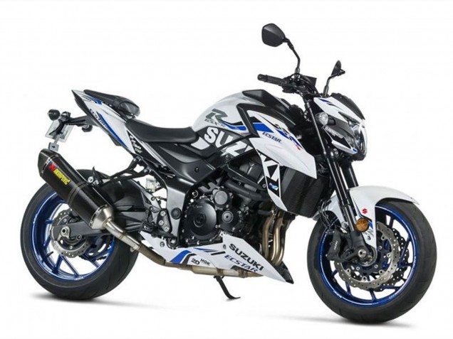 2017-2022 Suzuki GSX-S 750 Motorcycle Fairings - White Blue Ecstar Canada for Sale