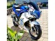 2003-2013 Suzuki SV650 Motorcycle Fairings - White Blue Lucky Strike Motul Canada for Sale