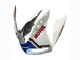 2003-2013 Suzuki SV650 Motorcycle Fairings - White Blue Lucky Strike Motul Canada for Sale