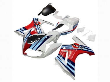 2003-2013 Suzuki SV650 Motorcycle Fairings - White Red Blue Martini Canada for Sale