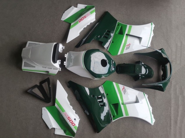 1984-1987 Suzuki RG400 RG500 RG400/500 Motorcycle Fairings - White Dark Green Canada for Sale