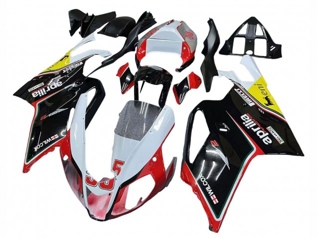 2003-2006 Aprilia RSV1000 Motorcycle Fairings - White Red Black Yellow 58 Canada for Sale