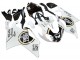 2003-2006 Aprilia RSV1000 Motorcycle Fairings - White Black Lucky Strike Motul Michelin Canada for Sale