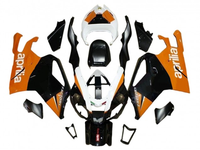 2003-2006 Aprilia RSV1000 Motorcycle Fairings - Black Orange White Canada for Sale