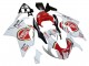 2003-2006 Aprilia RSV1000 Motorcycle Fairings - White Red Lucky Strike Motul 34 Canada for Sale