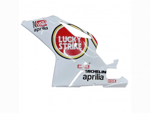 2003-2006 Aprilia RSV1000 Motorcycle Fairings - White Red Lucky Strike Motul 34 Canada for Sale