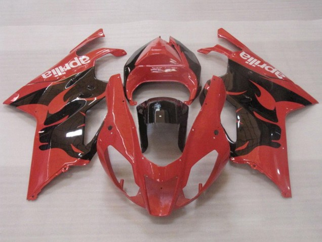 2003-2006 Aprilia RSV1000 Motorcycle Fairings - Red Glossy Black Canada for Sale