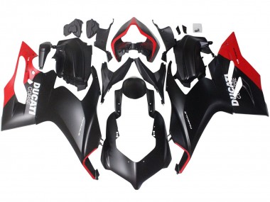 2020-2024 Ducati Panigale V2 Motorcycle Fairings - Red Matte Black Corse Canada for Sale