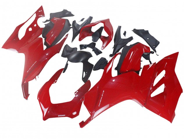 2020-2024 Ducati Panigale V2 Motorcycle Fairing - Red Matte Black Canada for Sale