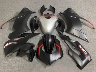 2020-2024 Ducati Panigale V2 Motorcycle Fairings - Silver Red Matte Black Corse Canada for Sale