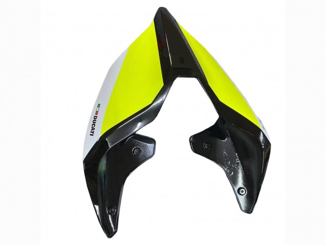 2020-2024 Ducati Panigale V2 Motorcycle Fairings - White Lime Green Glossy Black Stein Dinse VR 46 Canada for Sale