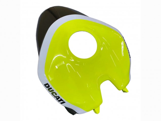 2020-2024 Ducati Panigale V2 Motorcycle Fairings - White Lime Green Glossy Black Stein Dinse VR 46 Canada for Sale