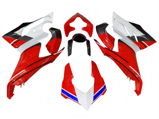 2020-2024 Ducati Panigale V2 Motorcycle Fairings - White Red Blue Glossy Black Canada for Sale