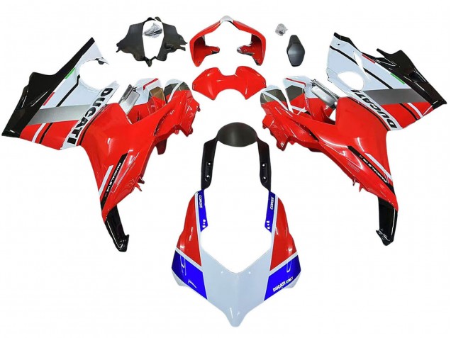 2018-2019 Ducati Panigale V4 V4S Motorcycle Fairings - White Silver Red Glossy Black Canada for Sale
