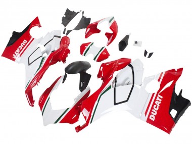 2018-2019 Ducati Panigale V4 V4S Motorcycle Fairings - White Red Matte Black Canada for Sale