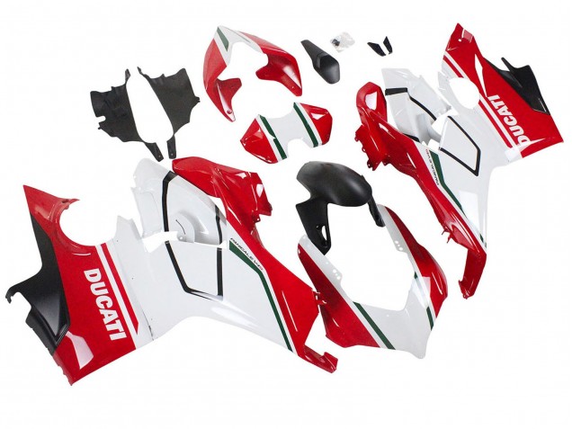 2018-2019 Ducati Panigale V4 V4S Motorcycle Fairings - White Red Matte Black Canada for Sale