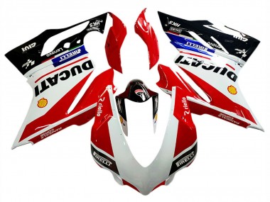 2018-2019 Ducati Panigale V4 V4S Motorcycle Fairings - White Red Glossy Black Lenovo Canada for Sale