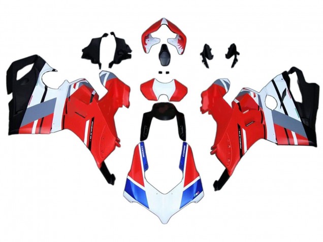 2020-2021 Ducati Panigale V4 V4S Motorcycle Fairings - White Blue Red Glossy Black Canada for Sale