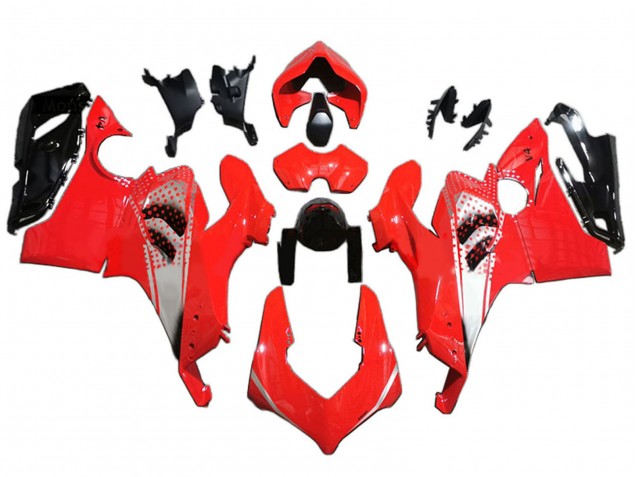 2020-2021 Ducati Panigale V4 V4S Motorcycle Fairings - Red White Glossy Black Canada for Sale