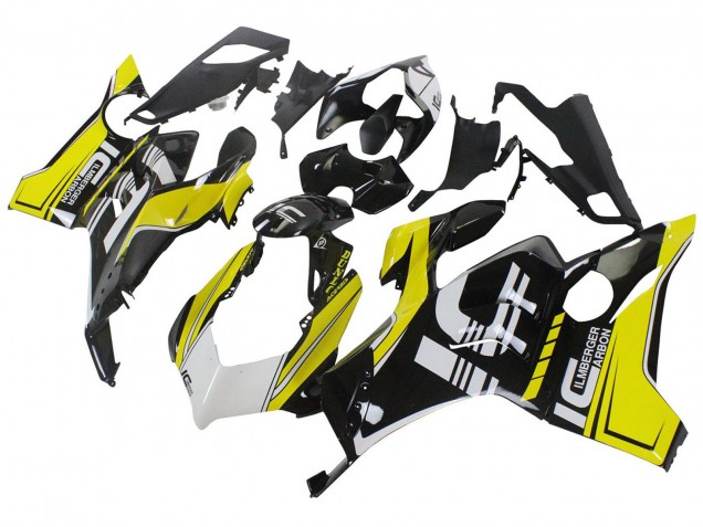 2020-2021 Ducati Panigale V4 V4S Motorcycle Fairings - Yellow White Glossy Black Canada for Sale