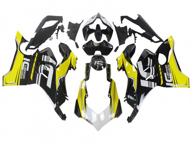 2020-2021 Ducati Panigale V4 V4S Motorcycle Fairings - Yellow White Glossy Black Canada for Sale