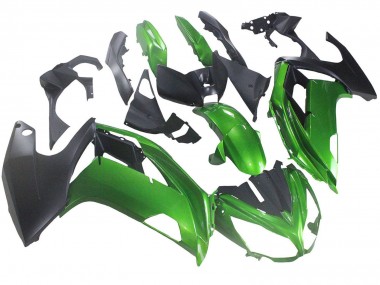2005-2010 BMW K1200S Motorcycle Fairings - Green Matte Black Canada for Sale