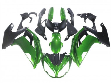 2005-2010 BMW K1200S Motorcycle Fairings - Green Matte Black Canada for Sale