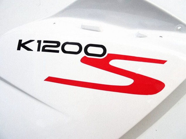 2005-2010 BMW K1200S Motorcycle Fairings - White Glossy Black Canada for Sale