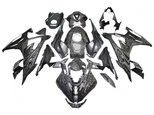 2023-2024 BMW S1000RR Motorcycle Fairings - Black Forged Carbon Fiber Canada for Sale