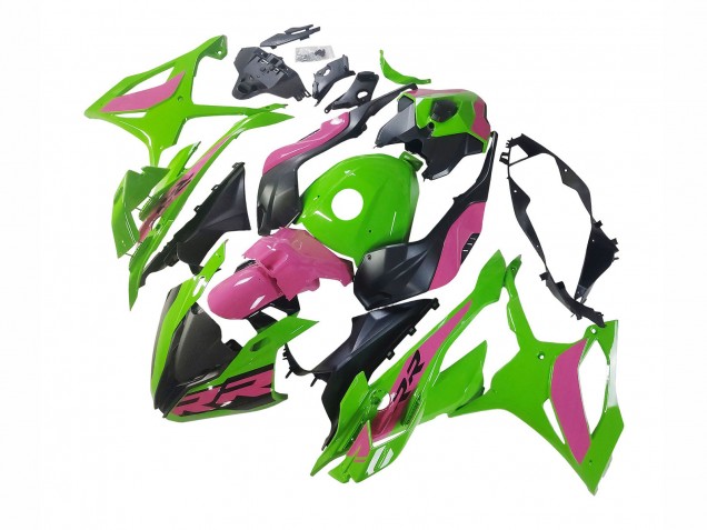 2023-2024 BMW S1000RR Motorcycle Fairings - Pink Green Black Canada for Sale