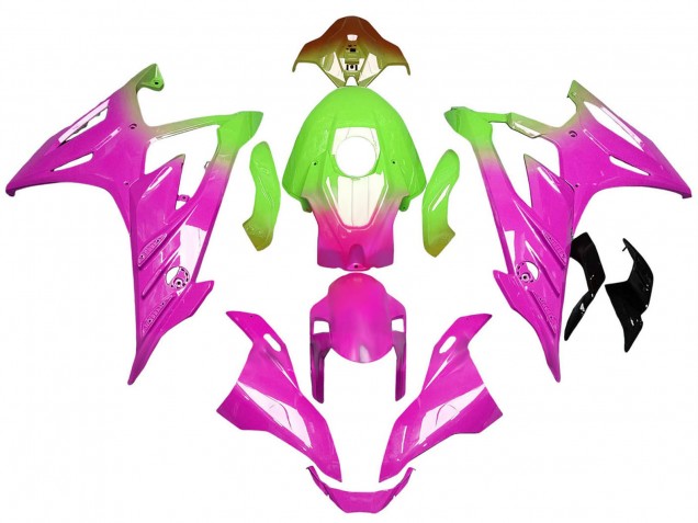 2023-2024 BMW S1000RR Motorcycle Fairings - Gradient Pink Lime Green Canada for Sale
