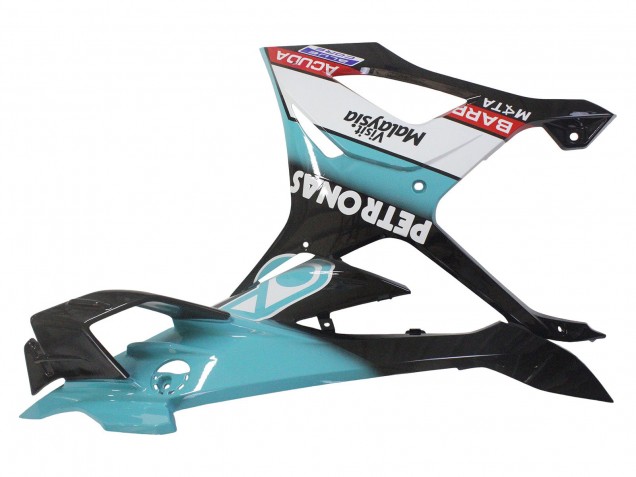 2023-2024 BMW S1000RR Motorcycle Fairings - Light Blue Matte Black Petronas Canada for Sale