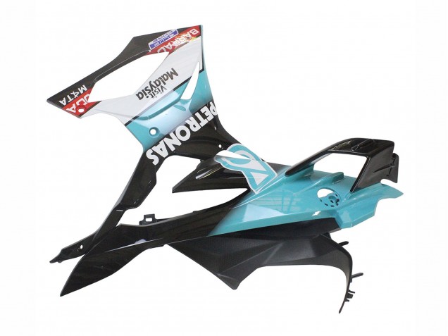 2023-2024 BMW S1000RR Motorcycle Fairings - Light Blue Matte Black Petronas Canada for Sale