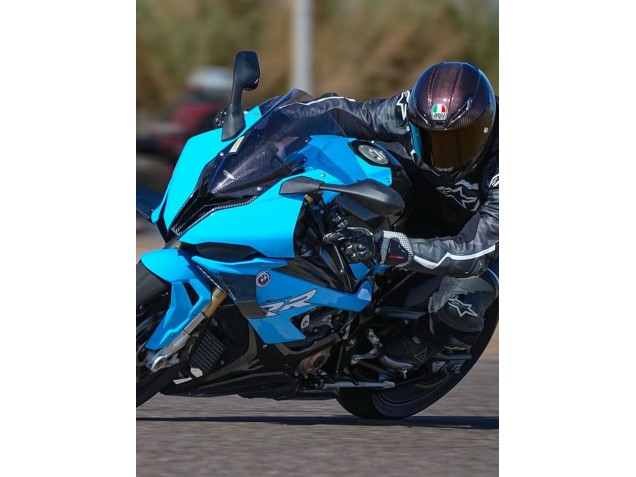 2019-2022 BMW S1000RR Motorcycle Fairings - Blue Black Carbon Fiber Canada for Sale