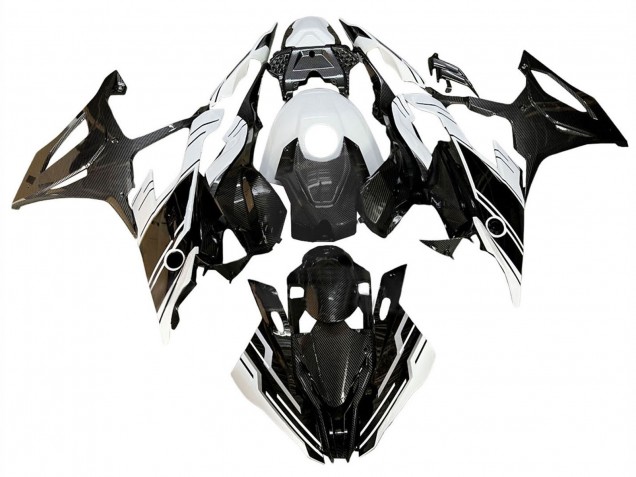 2019-2022 BMW S1000RR Motorcycle Fairings - Glossy Black White Canada for Sale