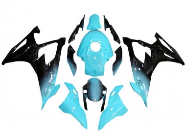 2019-2022 BMW S1000RR Motorcycle Fairings - Light Blue Black Canada for Sale