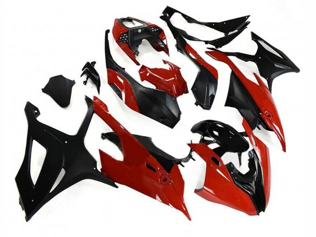 2019-2022 BMW S1000RR Motorcycle Fairing Kits - Black Red Canada for Sale