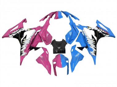 2019-2022 BMW S1000RR Motorcycle Fairings - Deep Pink Blue Shark Canada for Sale