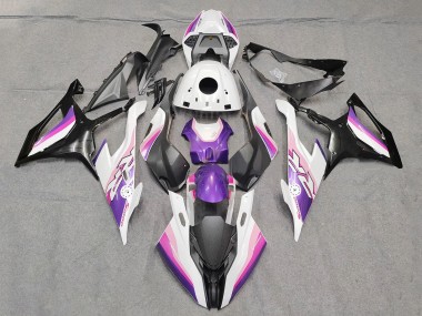 2019-2022 BMW S1000RR Motorcycle Fairings - Pink Purple White Canada for Sale