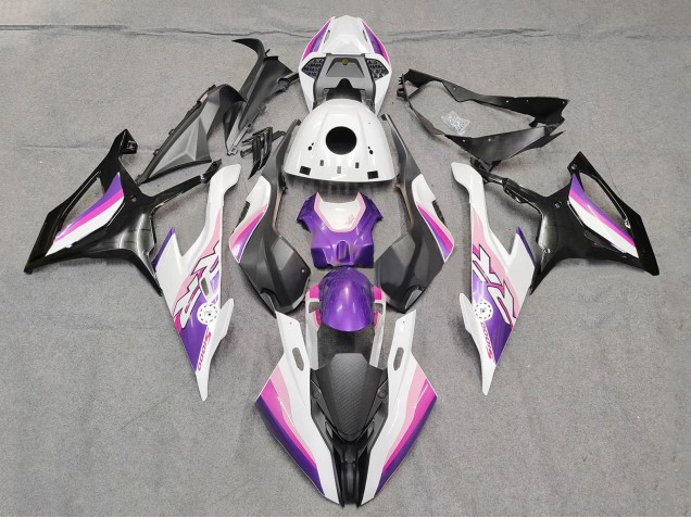 2019-2022 BMW S1000RR Motorcycle Fairings - Pink Purple White Canada for Sale