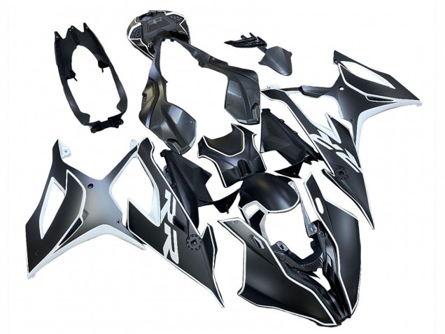 2019-2022 BMW S1000RR Motorcycle Fairings - Black White Canada for Sale
